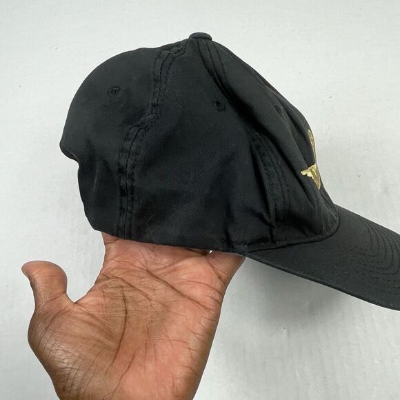 Delta Airlines Pilot Wings Snapback Hat Black Embroidered Retro Vintage Cap OS - Picture 3 of 9